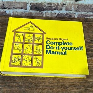 Vintage 1973‎ Reader's Digest Complete Do-it-yourself Manual - Yellow Cover